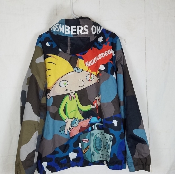 Members only x Nickelodeon hey Arnold puffer jacket coat - Picture 2 of 9